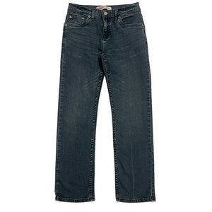 LEVI’S 514 Boys Straight Fit Medium Wash Denim Jean 28/28
